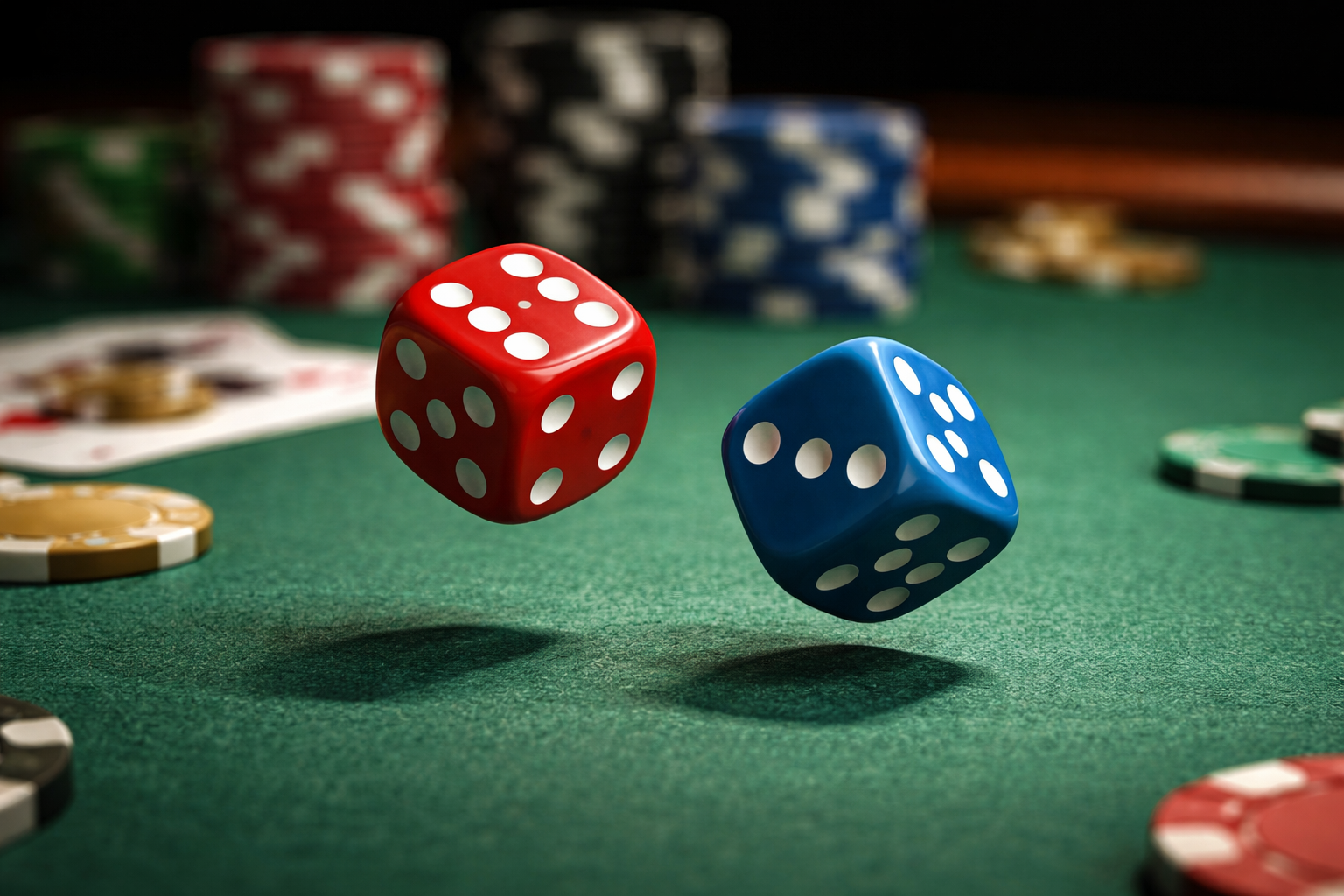 Two six-sided dice: 36 equally likely outcomes when order matters